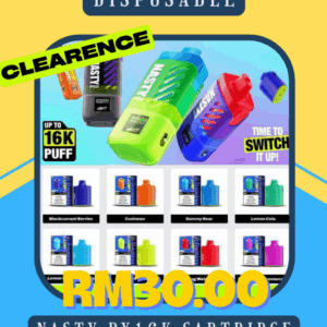 DISPOSABLE NASTY PX16K CARTRIDGE/FLAVOR