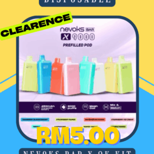 DISPOSABLE NEVOKS BAR X 9K KIT SET