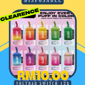 DISPOSABLE VOLTBAR SWITCH CARTRIDGE/FLAVOR