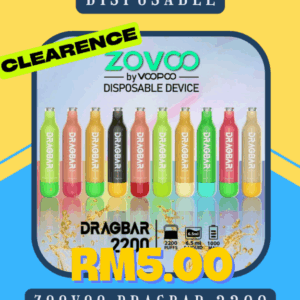 DISPOSABLE VOOPOO DRAGBAR 2200