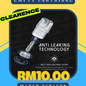 MATCH OCTAGON EMPTY CARTRIDGE