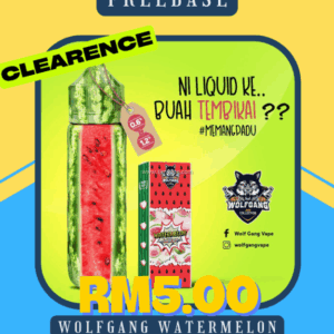 FREEBASE WOLFGANG WATERMELON BUBBLEGUM 60ML