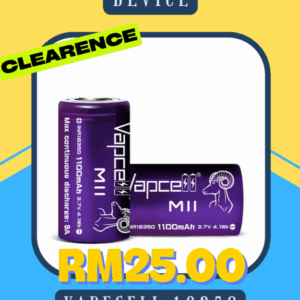 VAPECELL 18350 BATTERY
