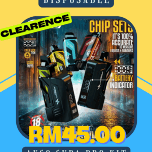 DISPOSABLE AKSO SUPA PRO 12K KIT SET